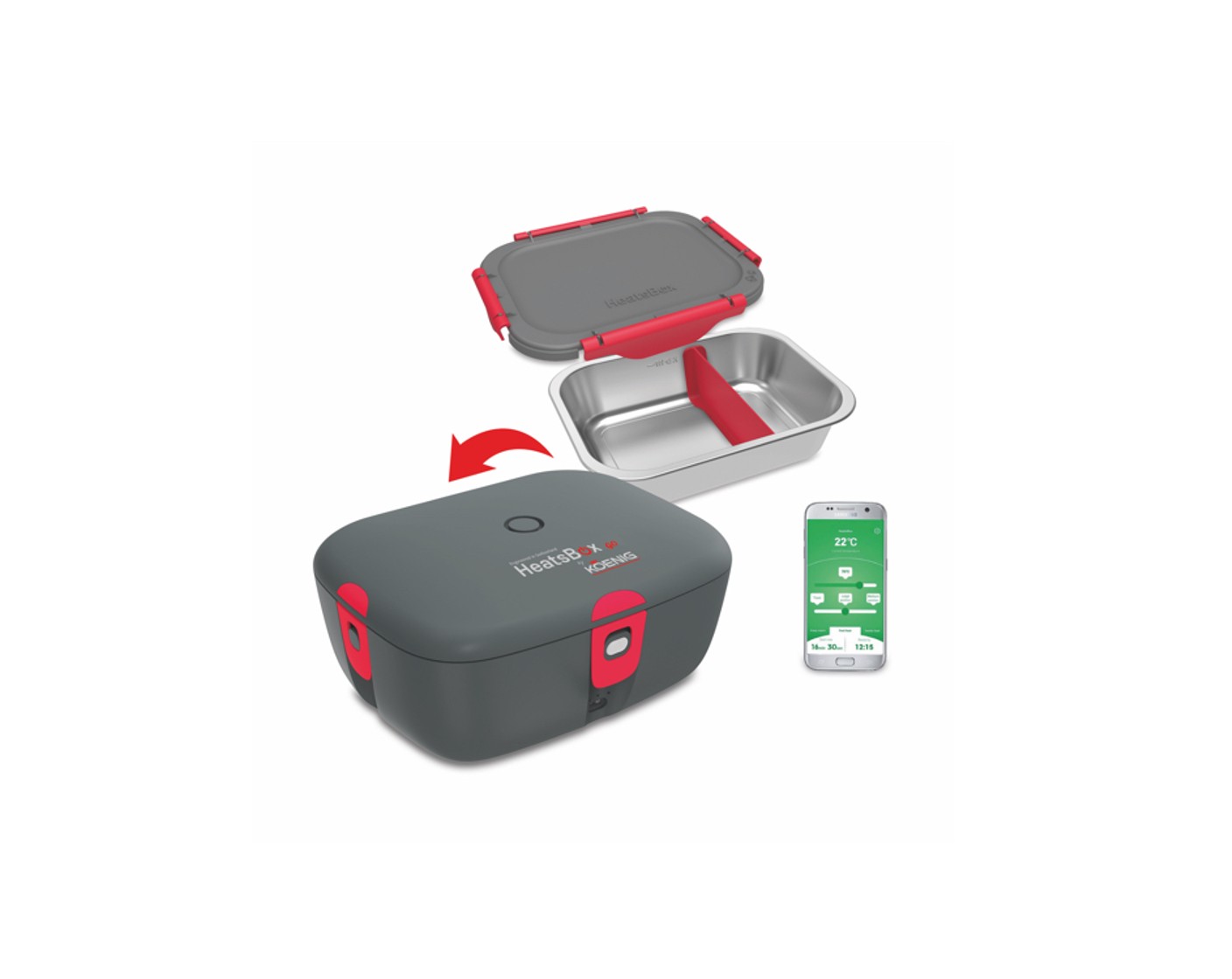 KOENIG HeatsBox pro, die weltweit erste heizbare Lunchbox