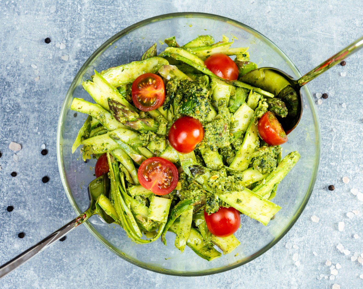 Spargelsalat mit Parma Sous Vide