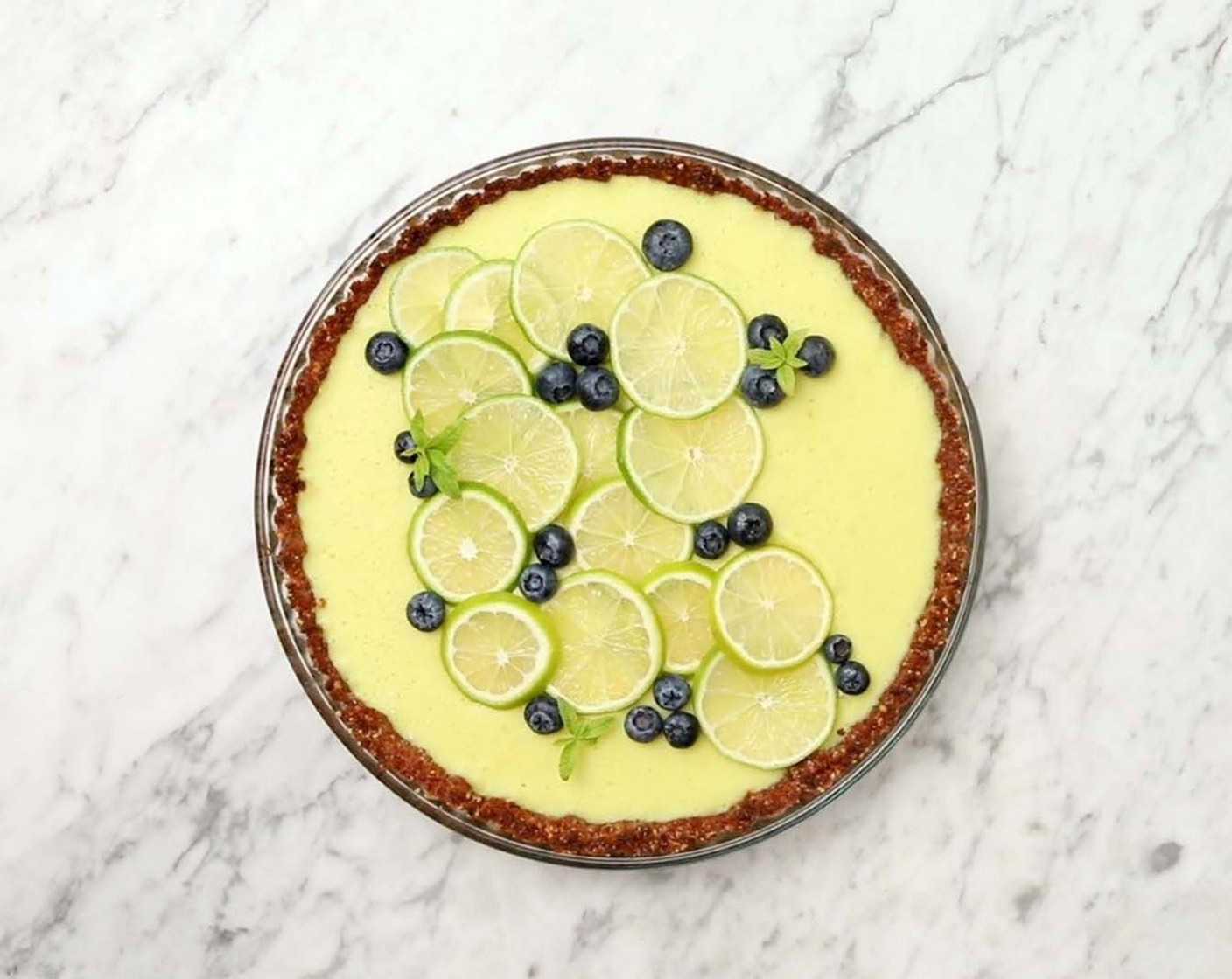 Vegane Limetten Tarte (Key Lime Pie)