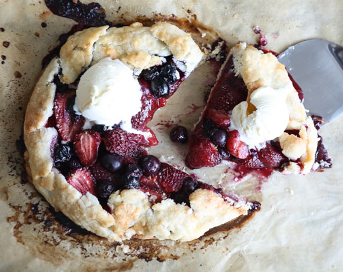 Galette mit Beeren