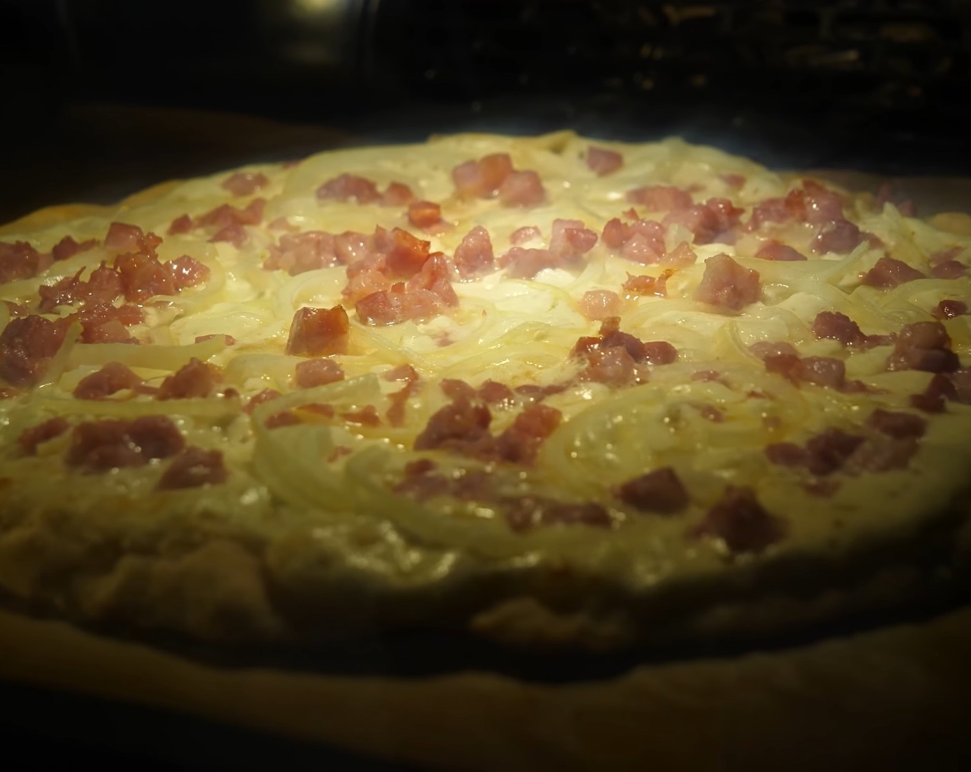 Schritt 13 Anschliessend die Flammkuchen etwa 6–8 Minuten backen.