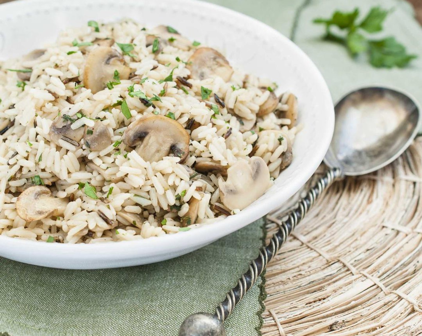 Pilz-Kräuter-Reis