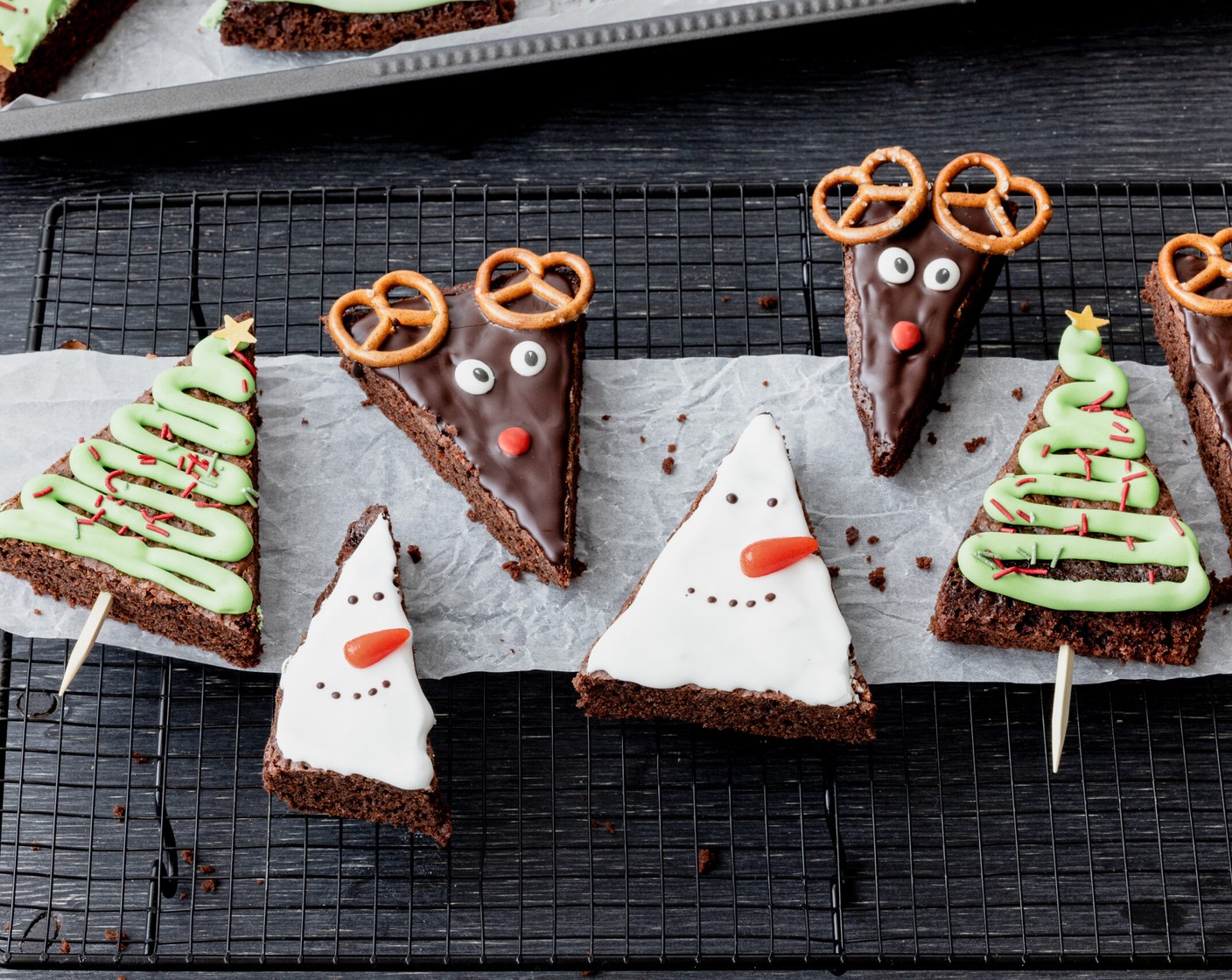 Weihnachtsbrownies