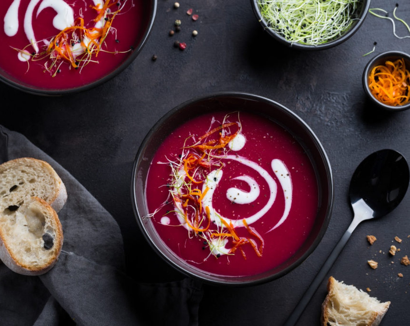 Geröstete Randen-Orangensuppe