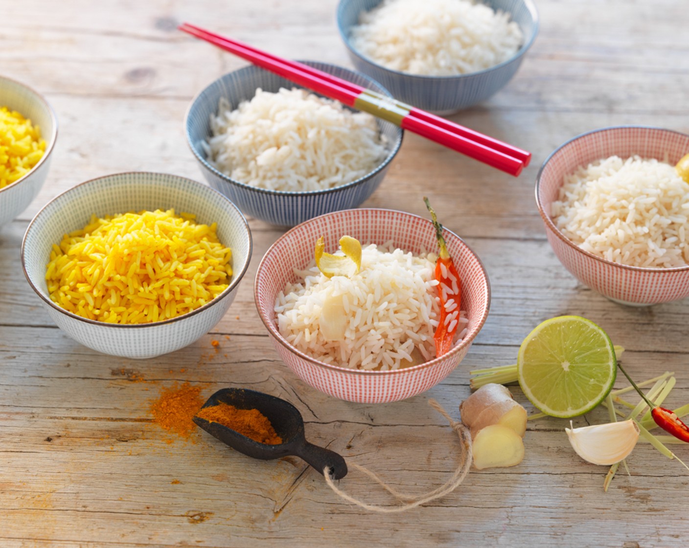 Gedämpfter Reis