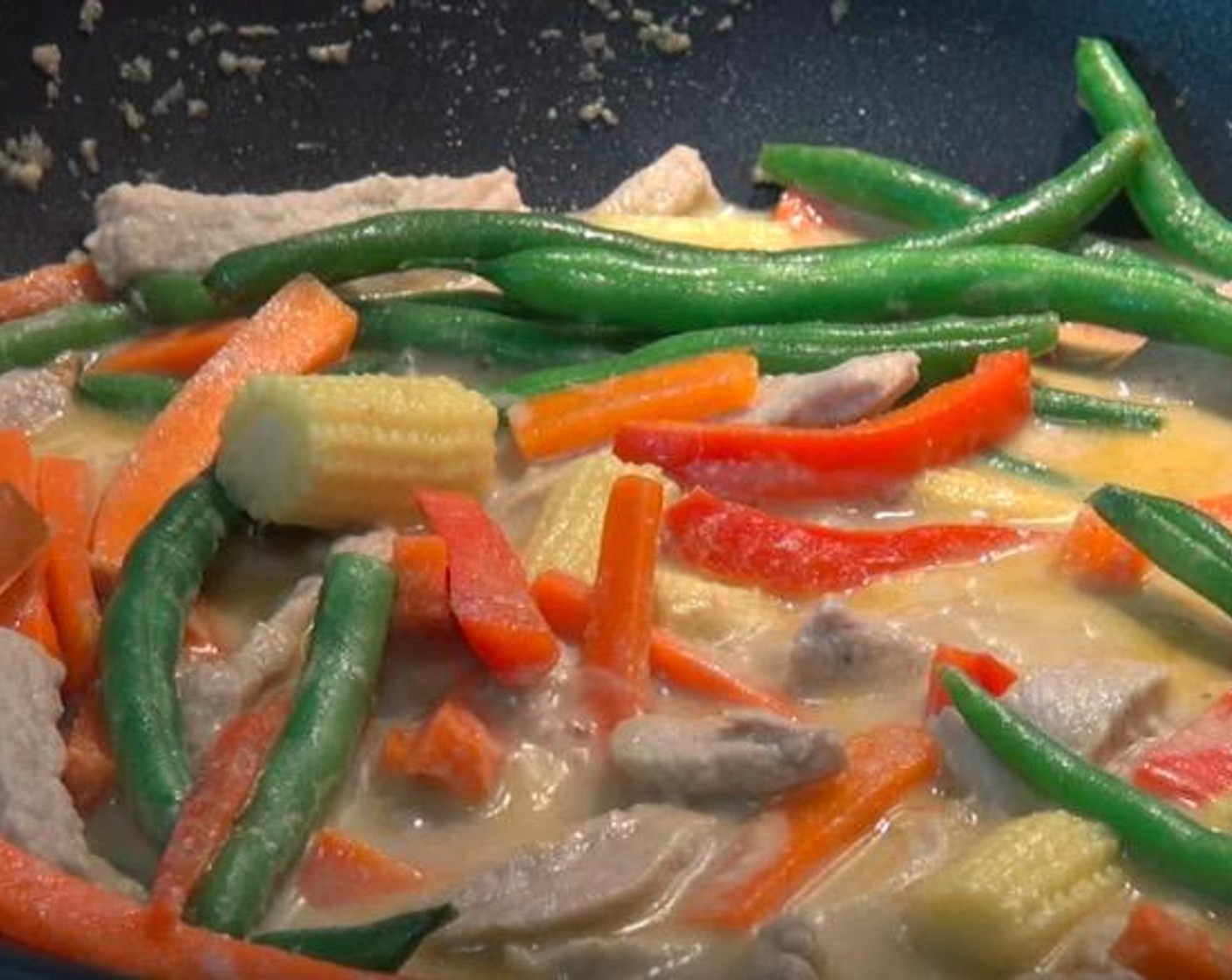 Schnelles und einfaches thailändisches grünes Curry