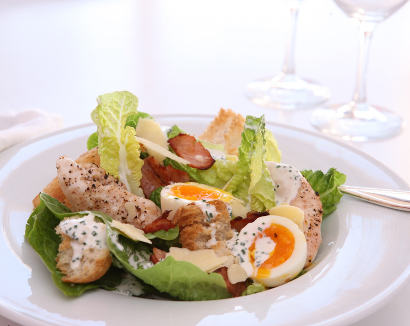 Caesar Salad mit Poulet