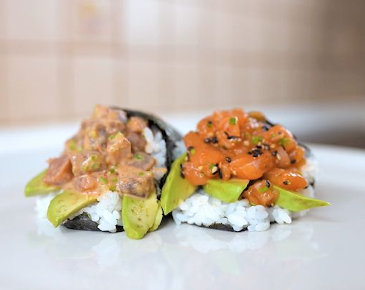 Superleichtes Temaki-Sushi